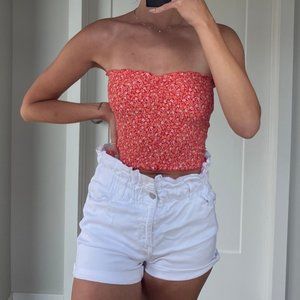 Floral Halter Top (Size Medium)